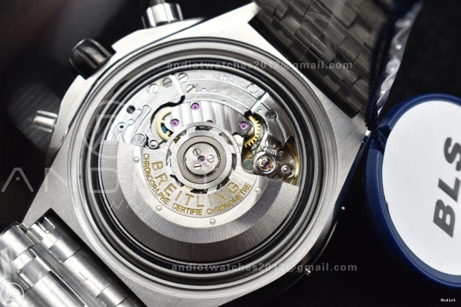 B01 Chronomat Best Bracelet Edition on Dial A7750 SS 1:1 Black 44mm SS BLSF 0423